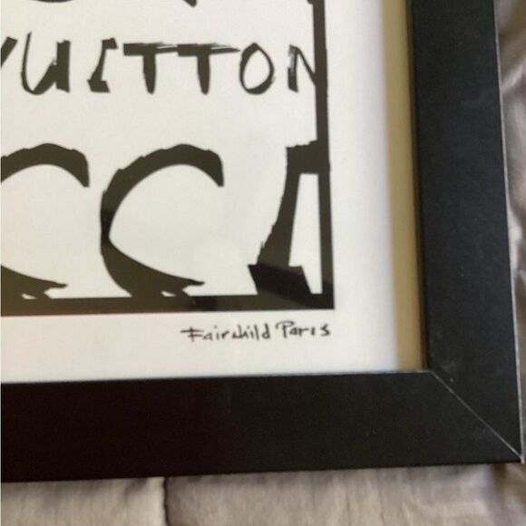 PRADA, CHANEL,VERSACE,DIOR THE FAIRCHILD PARIS PRINT EXCLUSIVE LUXURY FRAMED - Picture 5 of 6